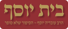 לוגו האתר - מכריכת הספר בית יוסף